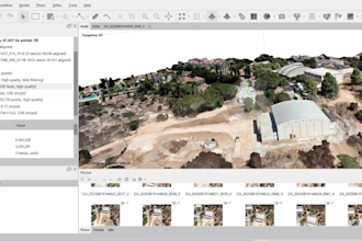process drone data to orthomosaic,3d model,point cloud,dem