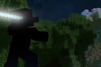 create 3d minecraft animation music in youtube
