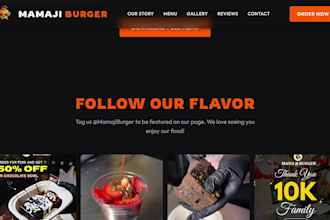 design and develop a responsive website or web page in 24h