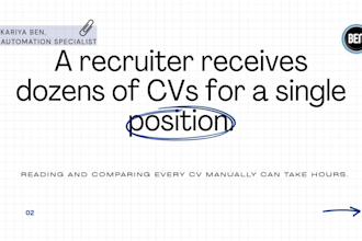 build ai automation for recruitment and CV screening