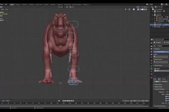 3d rigging and animation professionally in blender