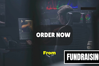 create a cinematic crowdfunding video for kickstarter or gofundme