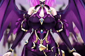 design an advanced rigging live 2d vtuber model in anime art style