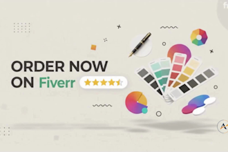 design modern minimalist logo and brand presentations