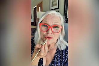 create mature selfie style ugc videos for middle age female