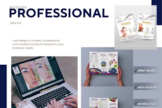 create a modern catalog design for your brand