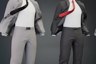 create 3d clothing animation fashion design and rigging for vrchat second life