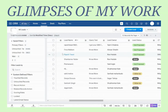 setup customize and automate zoho CRM