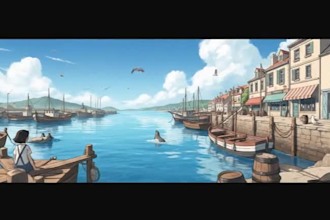 lofi loop animated video, youtube lofi loop animation video, animated lofi gif