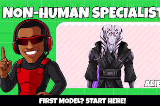 create a custom non human vtuber model for your streaming channel