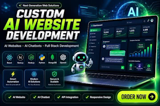 build full stack websites, ai apps, chatbots and web software