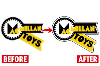 upscale and enhance your blurry logo for high resolution printing
