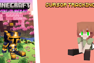 make a chibi vtuber using your minecraft skin