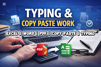 professional data entry work service