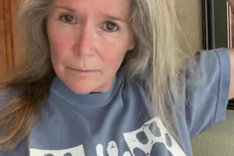 create authentic ugc videos for hair and beauty brands with natural gray hair