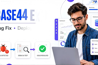 debug and deploy your base44 app, fix bugs and launch your mvp