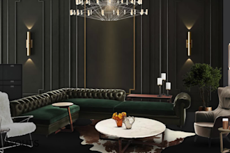 deliver mood boards and ffe for your interior space