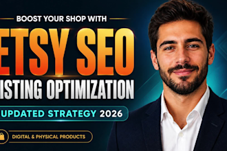 do etsy SEO keyword research, titles, tags and listing optimization