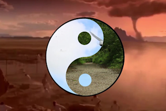create a looping ying and yang animation for you
