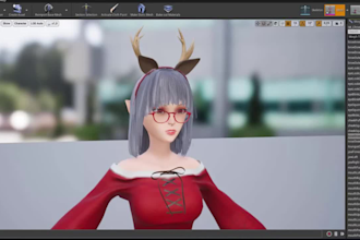 codie ai companion avatar,glb,vrm,ffxiv model,sybran code27,arkit151,physics,rig