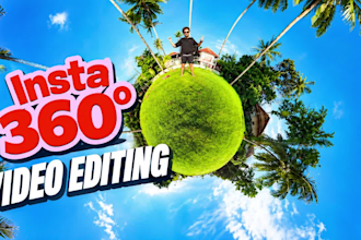 edit insta360 and gopro videos professionally