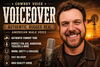 record a cowboy voice over