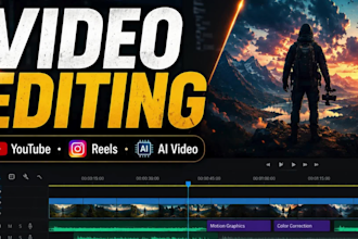 create youtube video editing, instagram reels and ai video editor