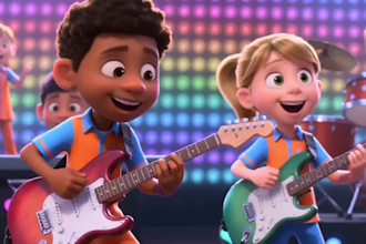 compose and sing kids song and music for your children
