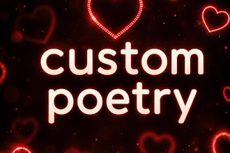 write custom poetry and shayari in english and urdu for you