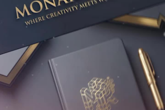 design premium minimalist feminine beauty 3d branding
