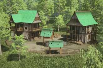 create 3d game props, weapons, and modular environment assets