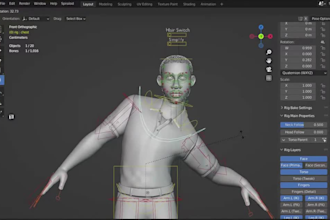 fix bone to 3d,arkit52 rokoko rigging, animate 3d,body ikfk, auto pro,iclone rig