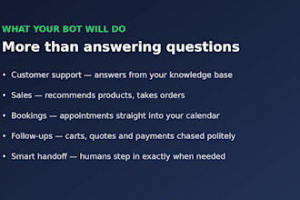 build ai whatsapp chatbot for customer support and sales