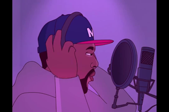create 2d animated music video, 2d anime music video, and lyric animation