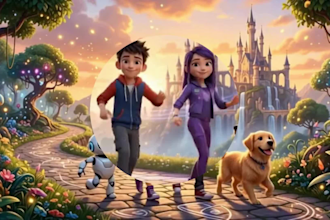 create professional ai animated videos, ai video editing, 3d animation