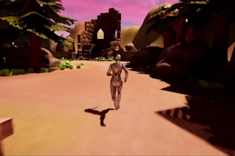 unreal engine 5 game environment level design 3d stylized low poly environment