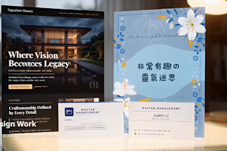 offer presentations, sales analysis, graphic design