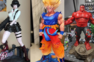 3d printing print and paint resin printing miniature painting 3d model