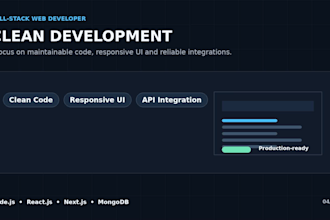 build node js backend, rest API and mongodb web application