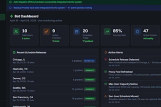 develop doordash bot, instacart bot, uber bot auto grabber bot, spark driver bot