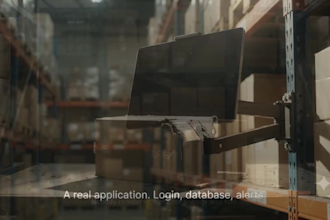 build a custom web application for inventory and stock management