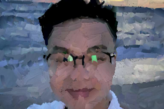 turn your photo into a textured digital oil painting portrait