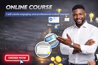 create online course, elearning video, video editing