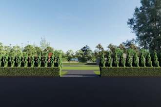 design realistic 3d renderings for landscapes and public open spaces