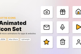 create animated lottie icons for your app or website