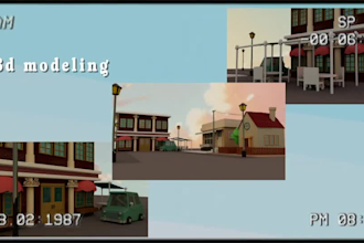 affordable 3d modeling and rendering for simple props