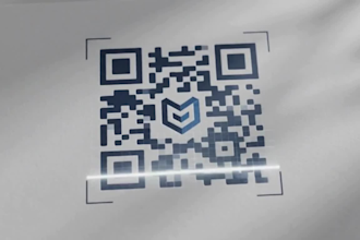 create german morden minimalist  business card logo design qr code presentacions
