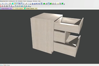 design 3d kitchen , cabinet, and wardrobe furniture with stl dxf files for cnc