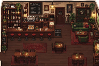 do 2d isometric pixel art environment pixel tileset modular game assets tile map