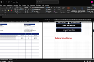 design editable auto calculated invoice receipt or form in excel or fillable pdf